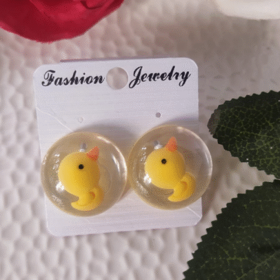 Cute Duck Earring