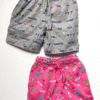 Shravya Passion Kids Cotton Shorts Regular Wear Half Pants for Boys & Girls Pack of 2