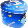 Heart Shape Spacemen Piggy Bank