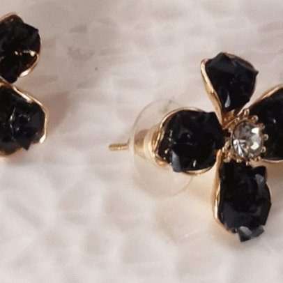 Crystal Flower Earring
