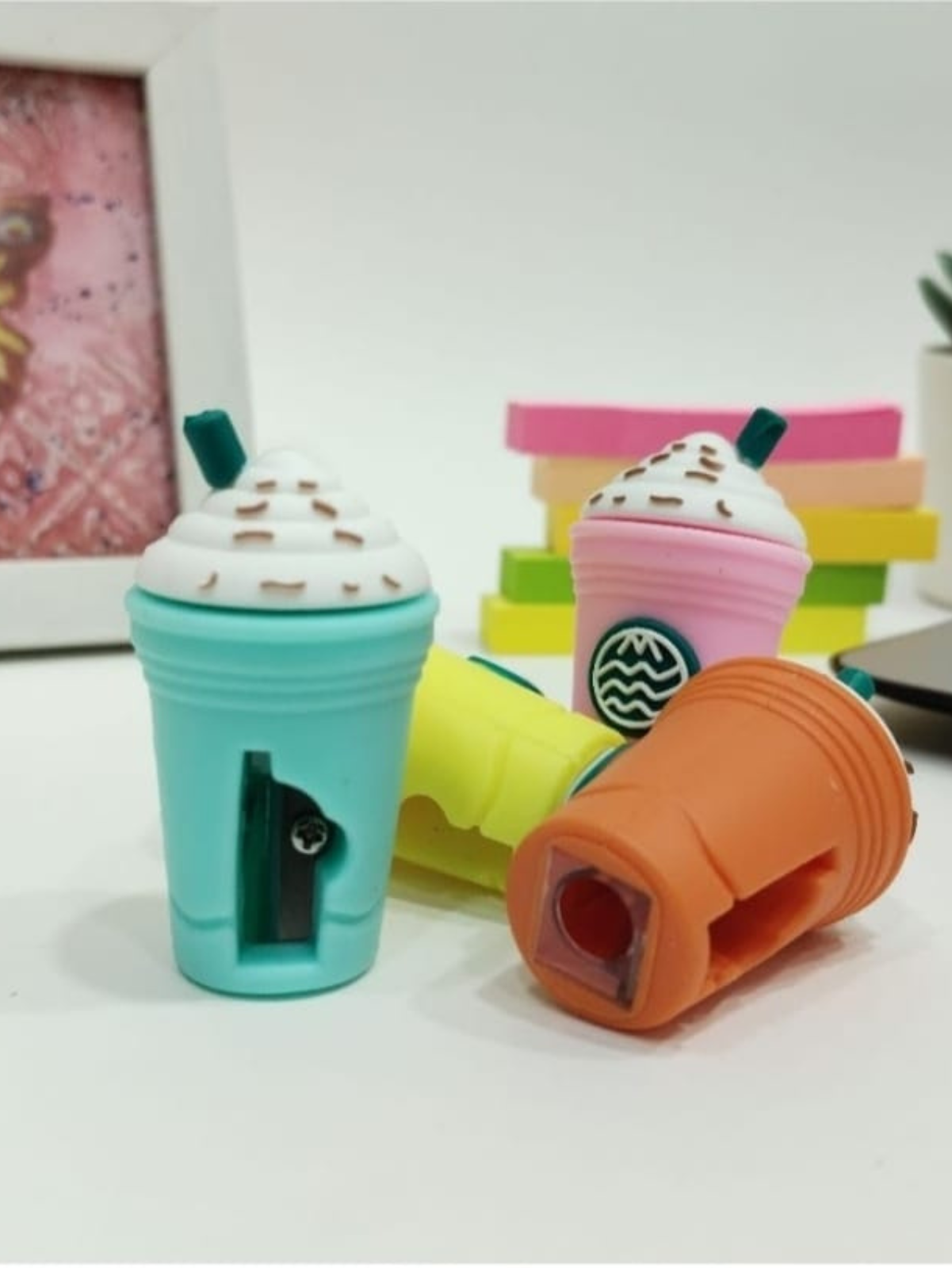 Starbucks Eraser with Sharpener