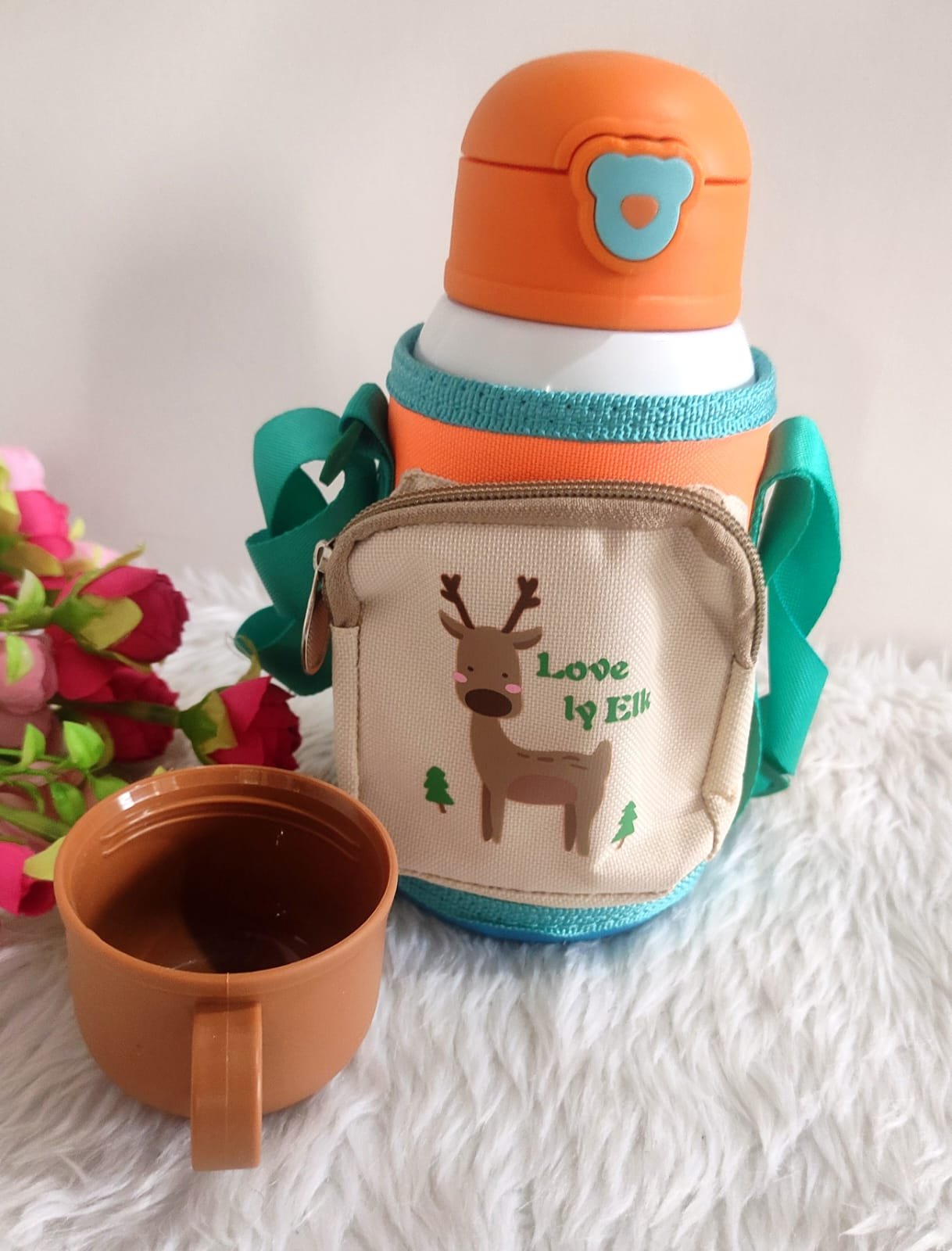 Double Wall Vacuum Cute & Stylish Insulated Stainless Steel Water Bottle (500Ml)