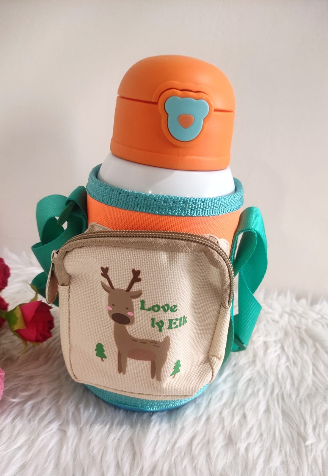 Double Wall Vacuum Cute & Stylish Insulated Stainless Steel Water Bottle (500Ml) - Image 3