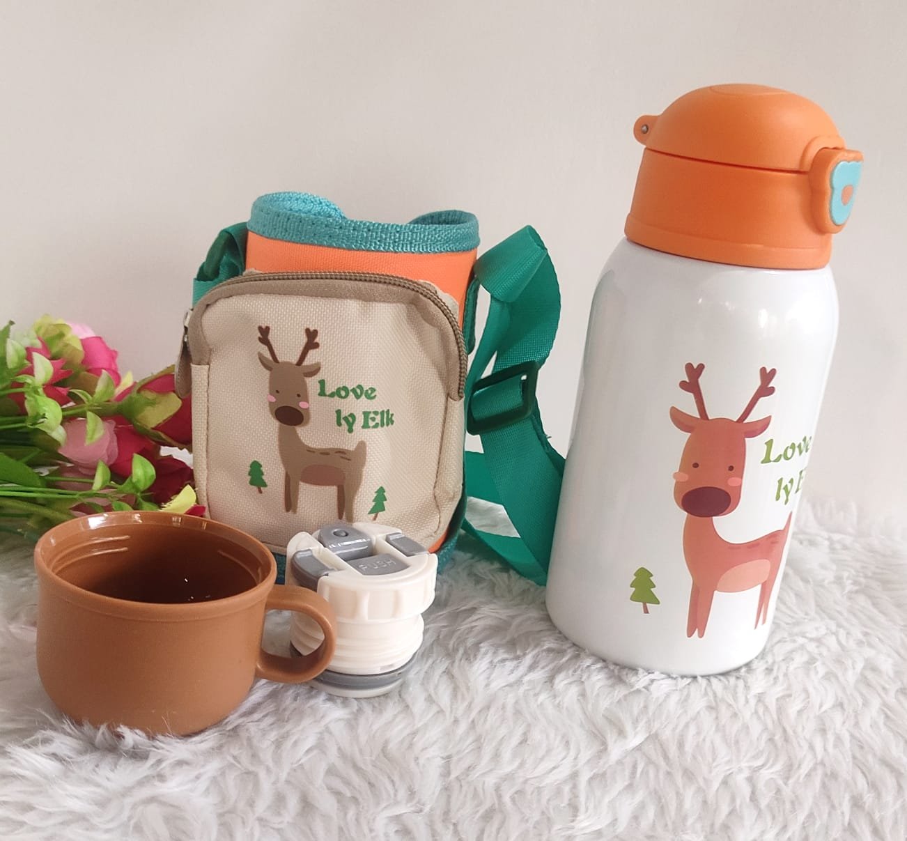 Double Wall Vacuum Cute & Stylish Insulated Stainless Steel Water Bottle (500Ml) - Image 6