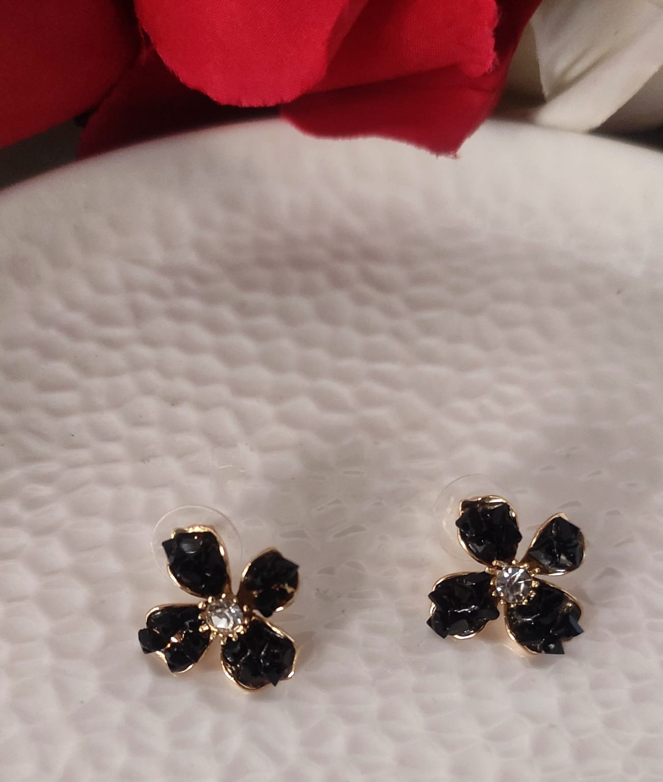 Crystal Flower Earring - Image 9