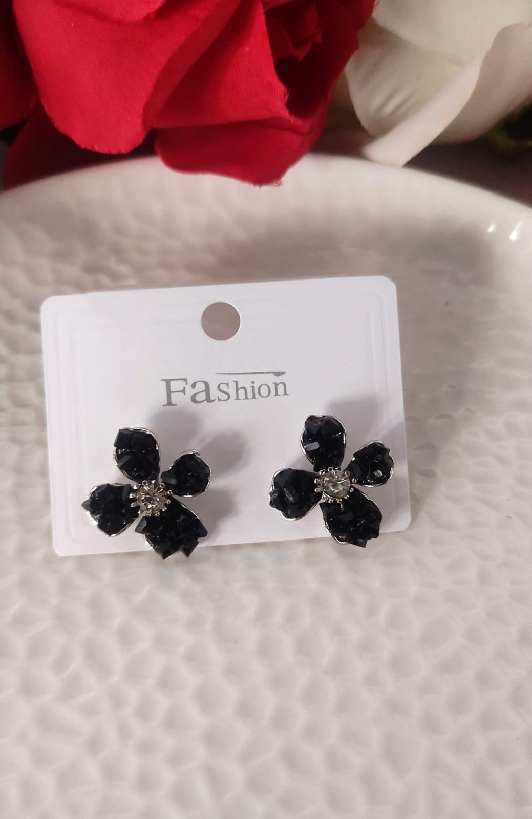 Crystal Flower Earring - Image 10