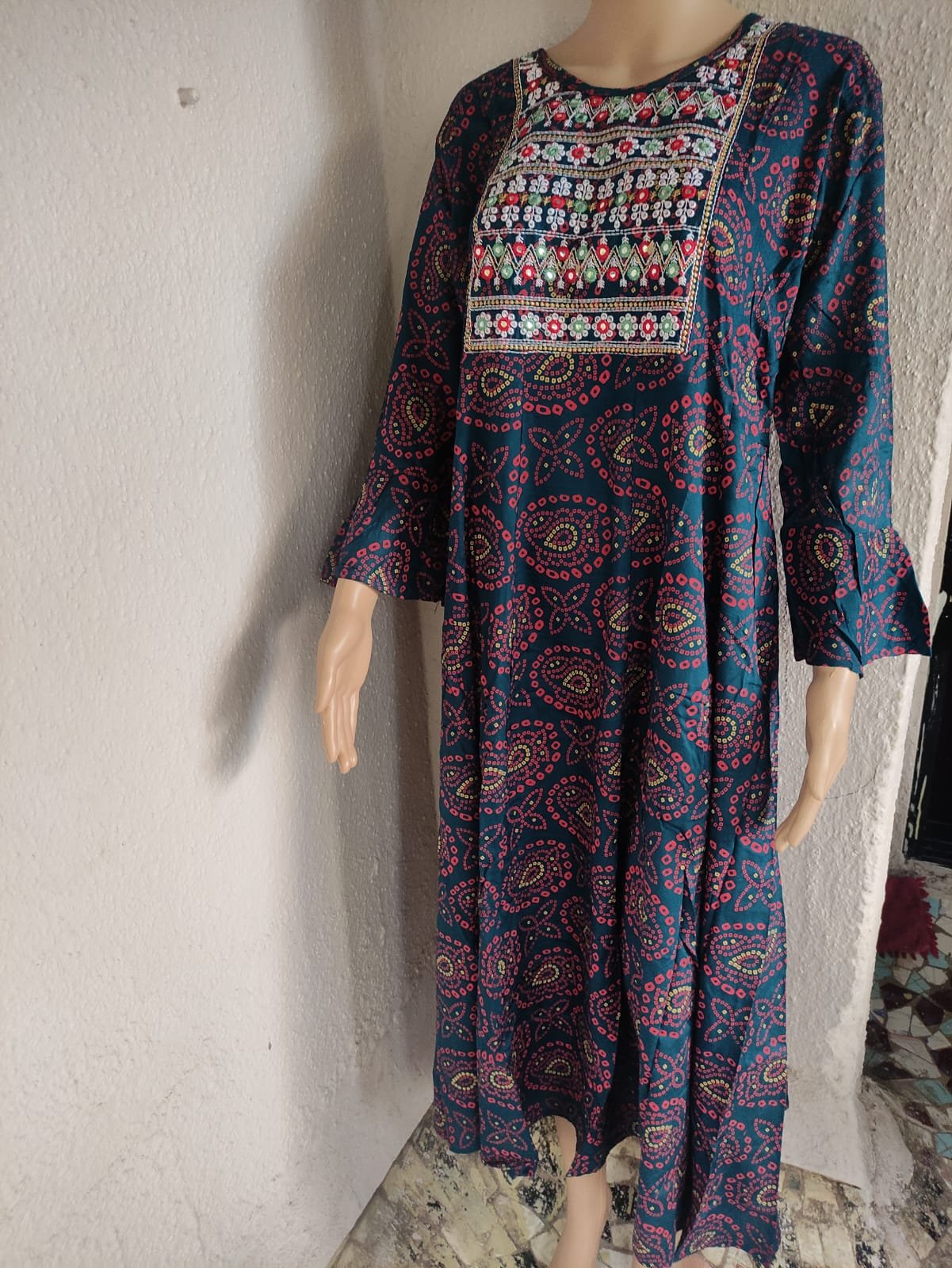 Anarkali Printed Kurti - Image 2