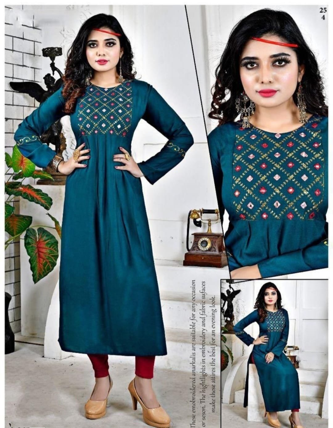 Mirror Work Kurti - Image 7