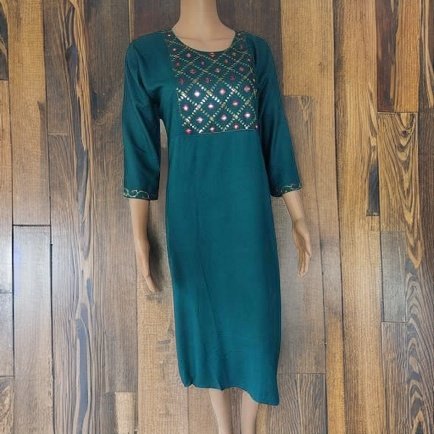 Mirror Work Kurti - Image 5