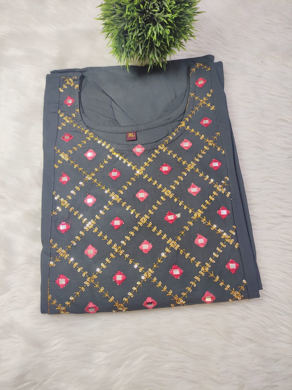 Mirror Work Kurti - Image 6
