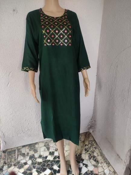 Mirror Work Kurti - Image 3