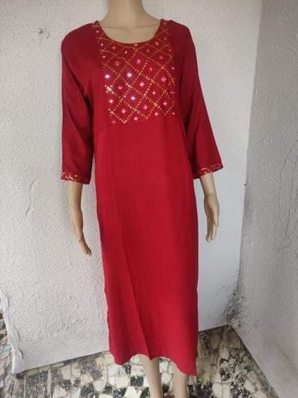 Mirror Work Kurti - Image 2