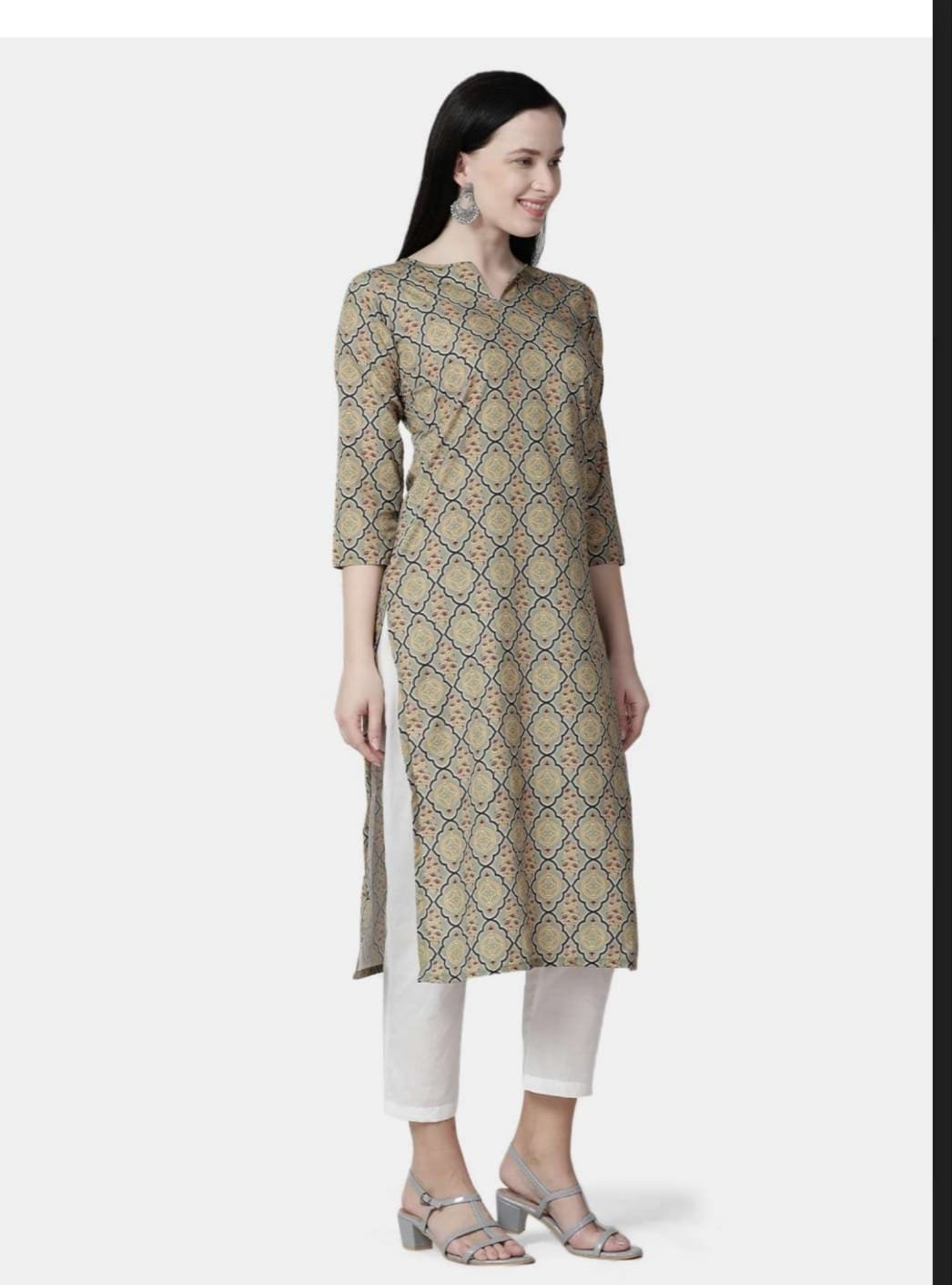 Gorgeous Pista Green Kurta - Image 2