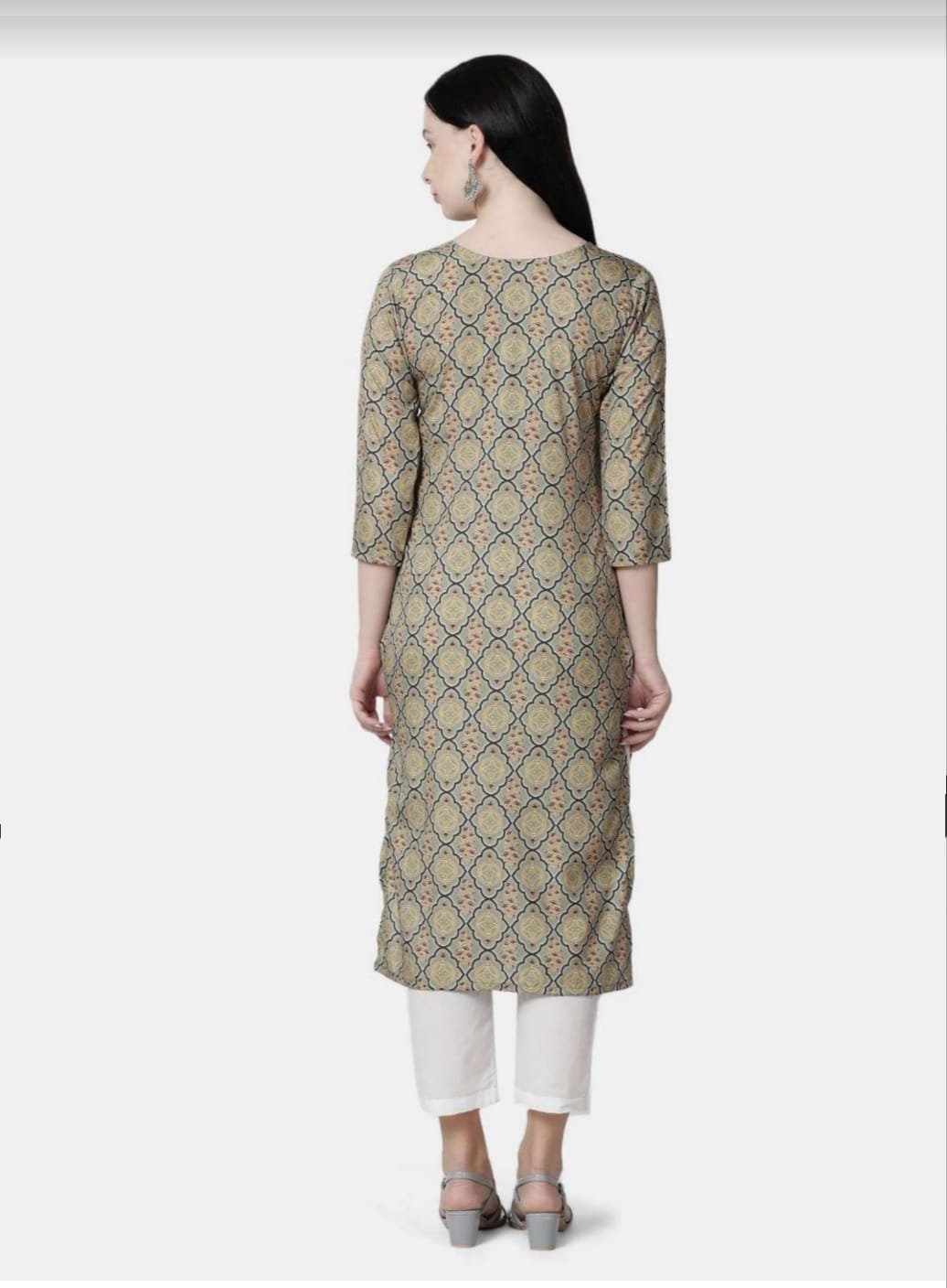 Gorgeous Pista Green Kurta - Image 3