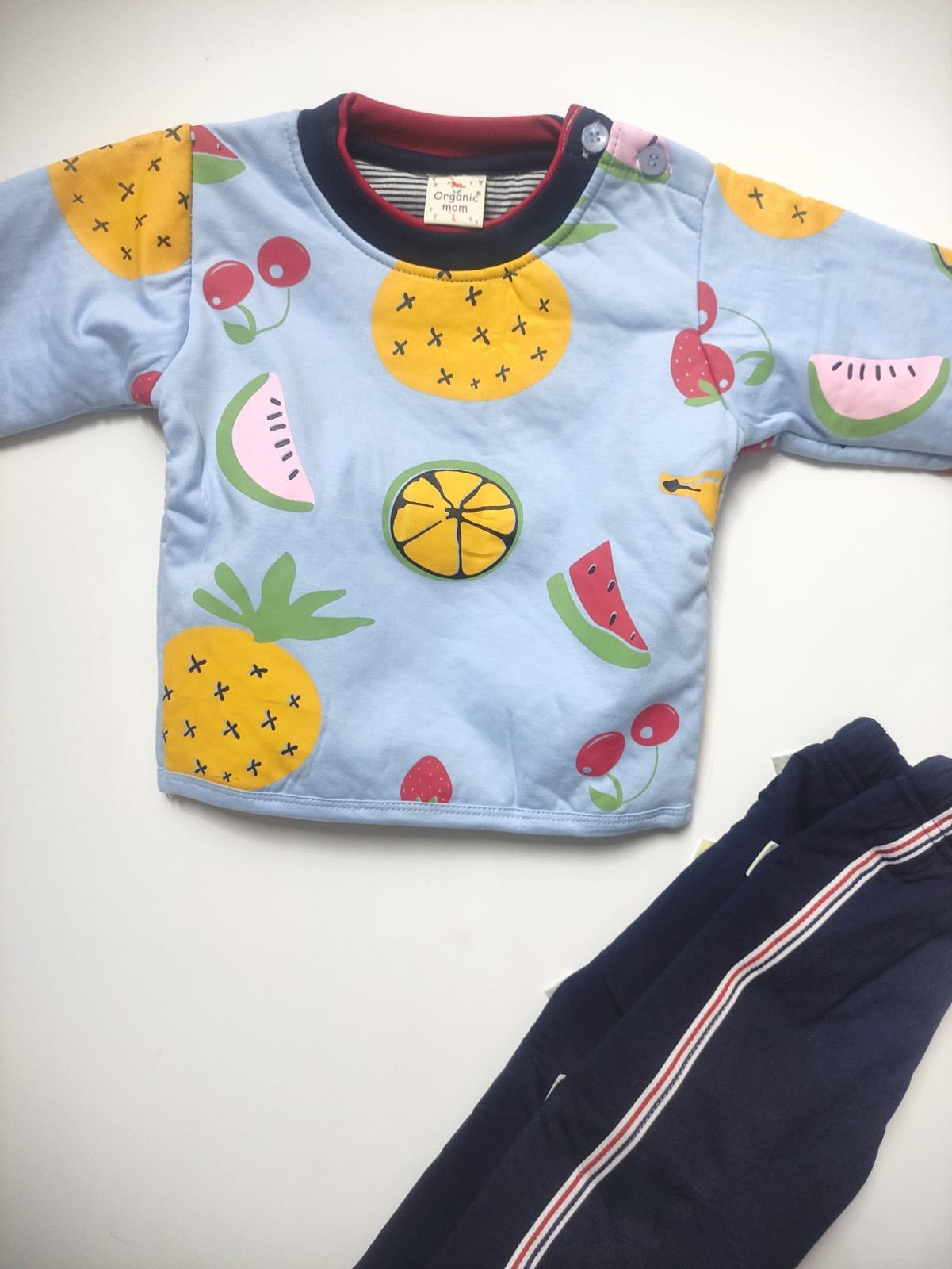 Shravya Passion Kids Cute Winter Warm Fruit Print Sweat Shirt & Pyjama for Boys & Girls - Image 6