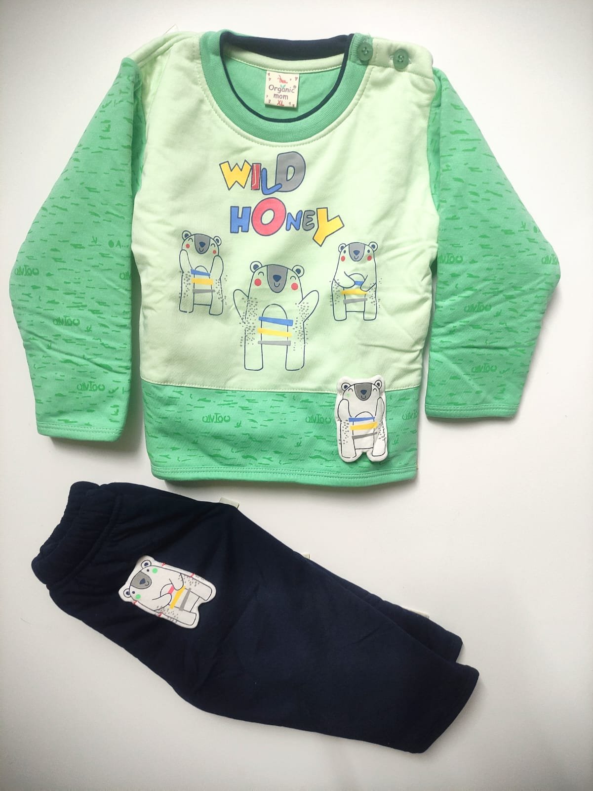 Shravya Passion Kids Cute Winter Warm Fruit Print Sweat Shirt & Pyjama for Boys & Girls