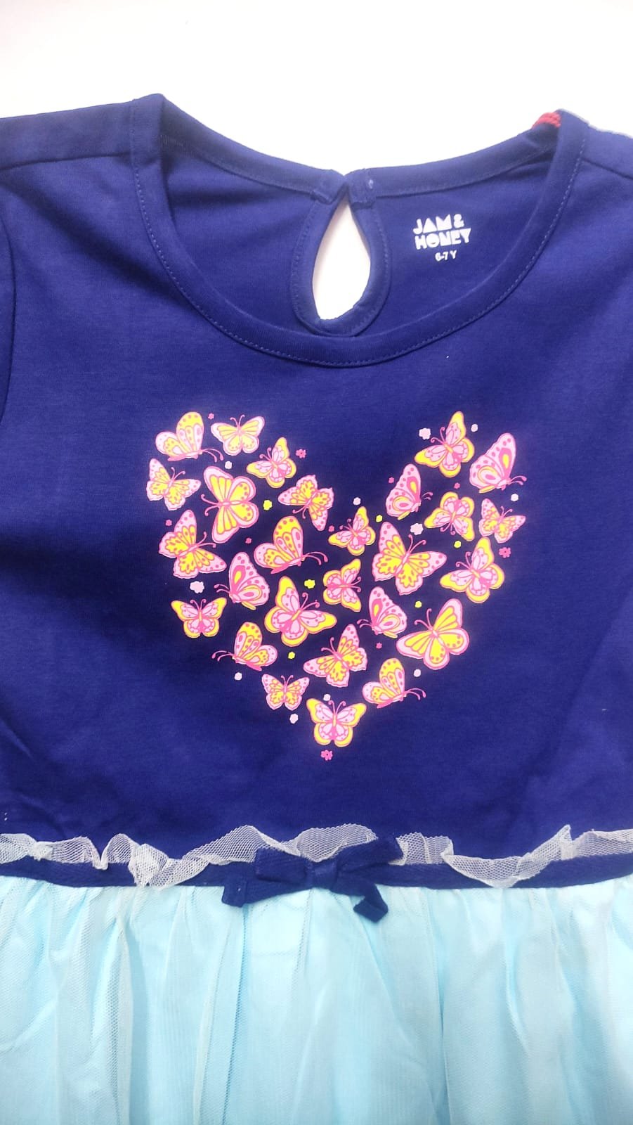 Shravya Passion Kids Cotton Round Neck Casual Dress for Girls - Image 3