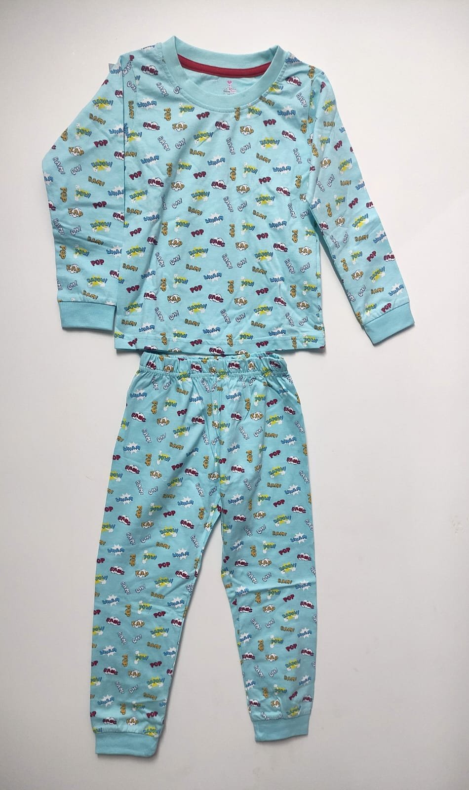 Shravya Passion Kids Cotton Printed Round Neck Full Sleeve T Shirt & Full Pant for Boys & Girls - Image 3