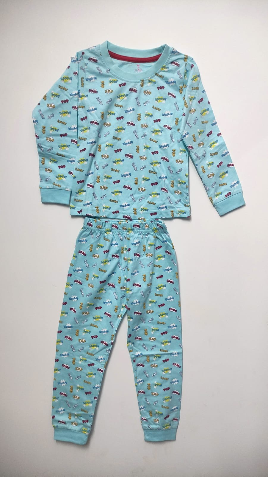 Shravya Passion Kids Cotton Printed Round Neck Full Sleeve T Shirt & Full Pant for Boys & Girls - Image 7