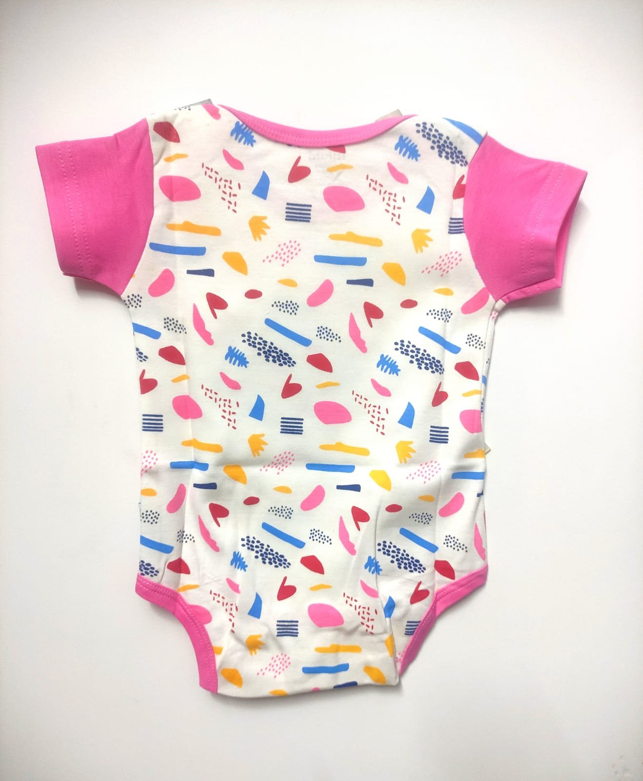 Shravya Passion Kids Cotton Baby Romper Bodysuit Short Sleeve Soft & Comfortable for Boys & Girls Pack of 2 - Image 4