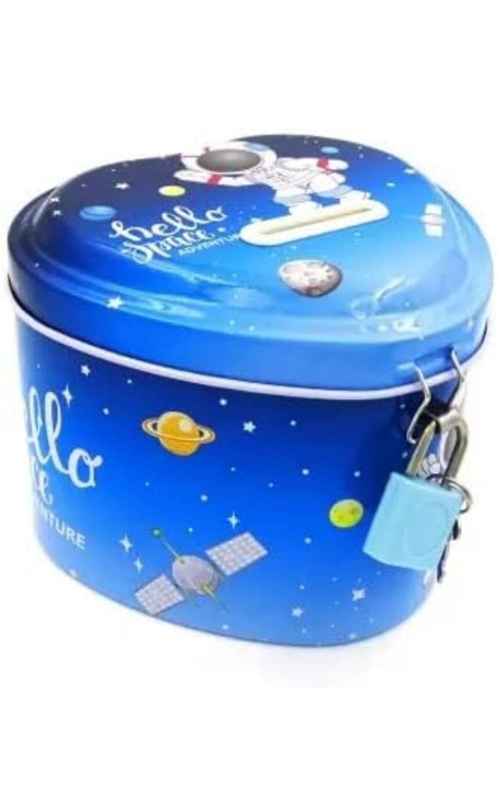 Heart Shape Spacemen Piggy Bank - Image 2