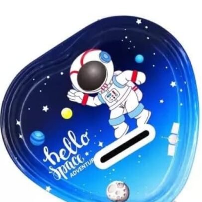 Heart Shape Spacemen Piggy Bank