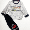 Shravya Passion Kids Cotton Printed Round Neck Full Sleeve T Shirt & Full Pant for Boys