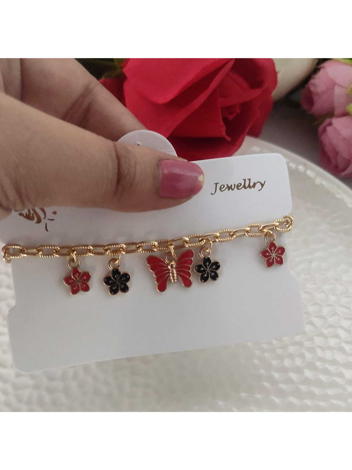 Butterfly Flower Bracelet - Image 9