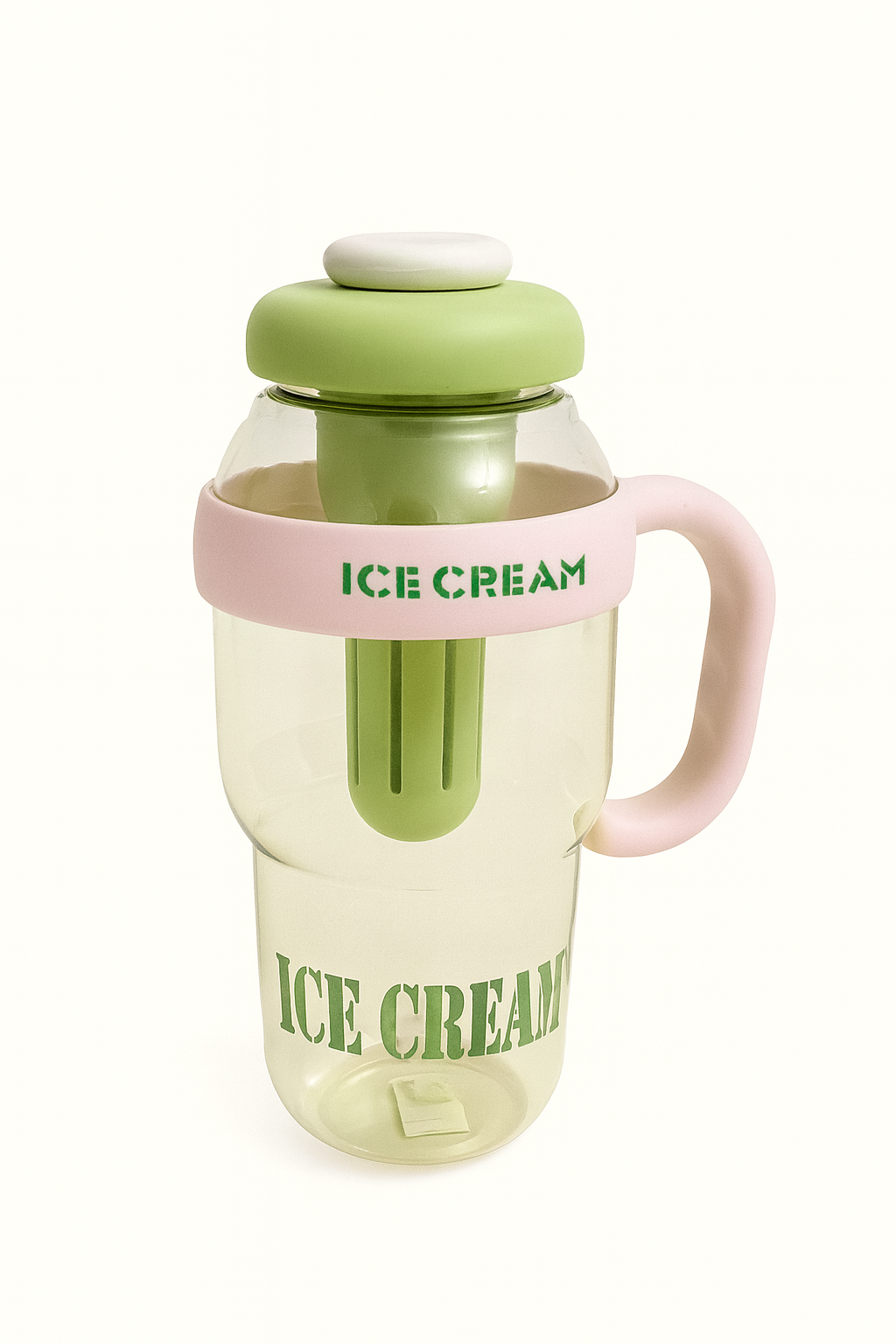 Colorful Ice Bottle with Straw - Image 4