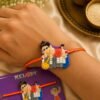 Bal Hanuman Designer Rakhi for Kids | Handmade Bal Hanuman Character Rakhi for Brother with Roli Tikka / Raksha Bandhan Special / Rakhi Pack of 2
