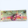 Mickey & Minnie Silicone Slap Band Rakhi with Unicorn Keychain for Kids,LED Light & Roli Tikka| Raksha Bandhan Gift