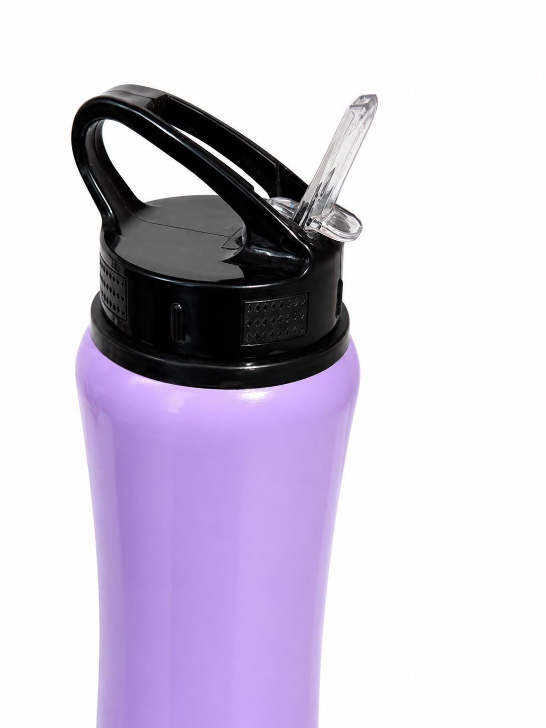 Stainless Steel Insulated Sipper Water Bottle with Flip Straw Lid & Carry Handle, Leakproof Sports Flask, Purple, 750 ml - Image 2