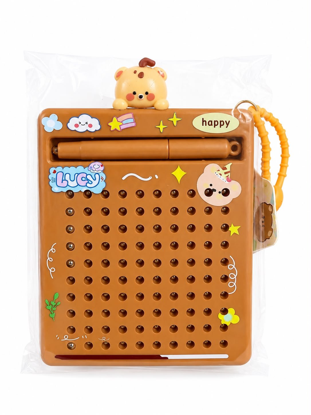 Kids Magnetic Dot Drawing Board with Stylus Pen, Reusable Doodle & Writing Board, Creative Drawing Toy for Children - Image 6