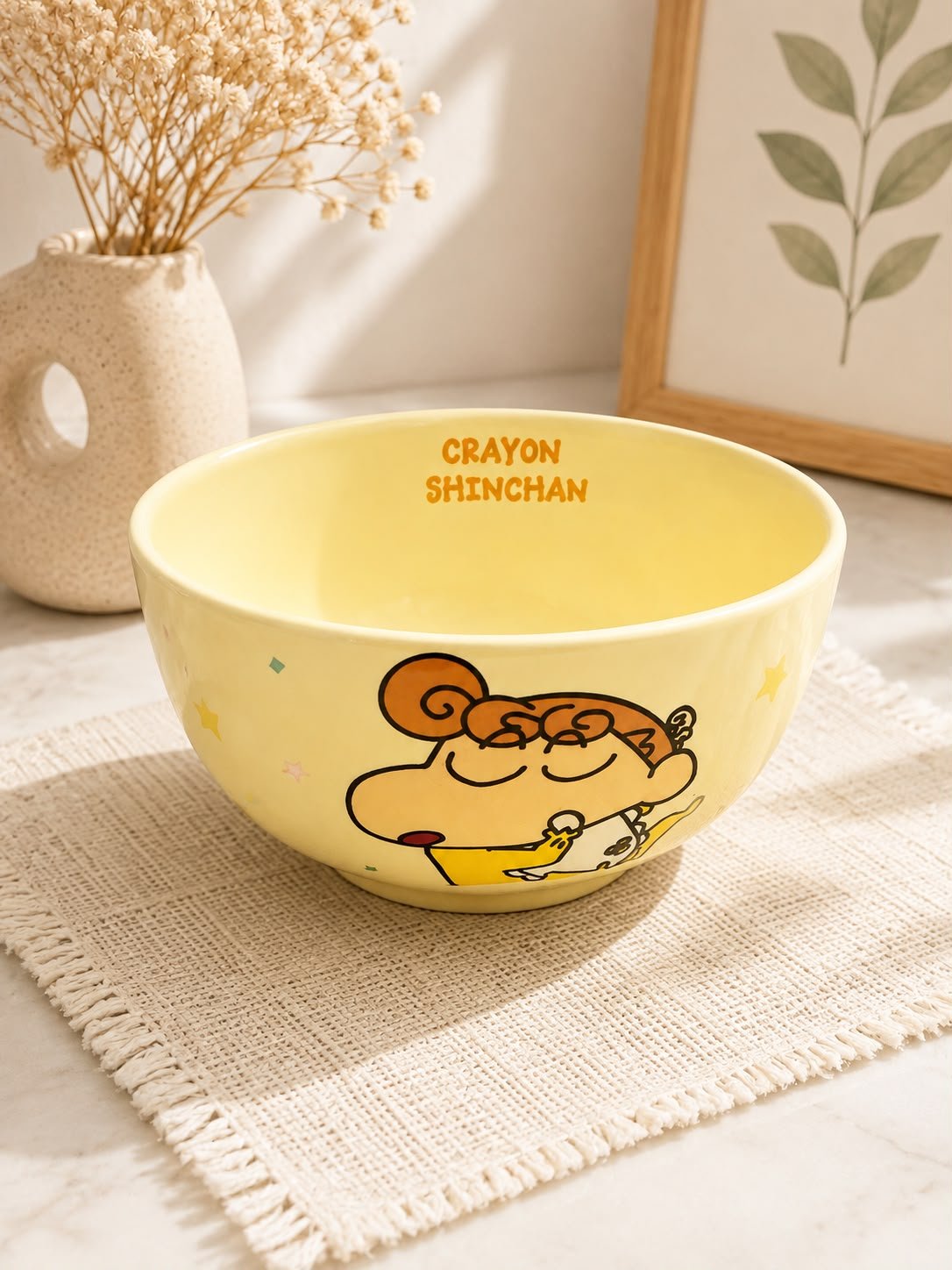 Shinchan Cartoon Printed Ceramic Bowl for Kids & Family – Colorful Serving & Eating Bowls - Image 2