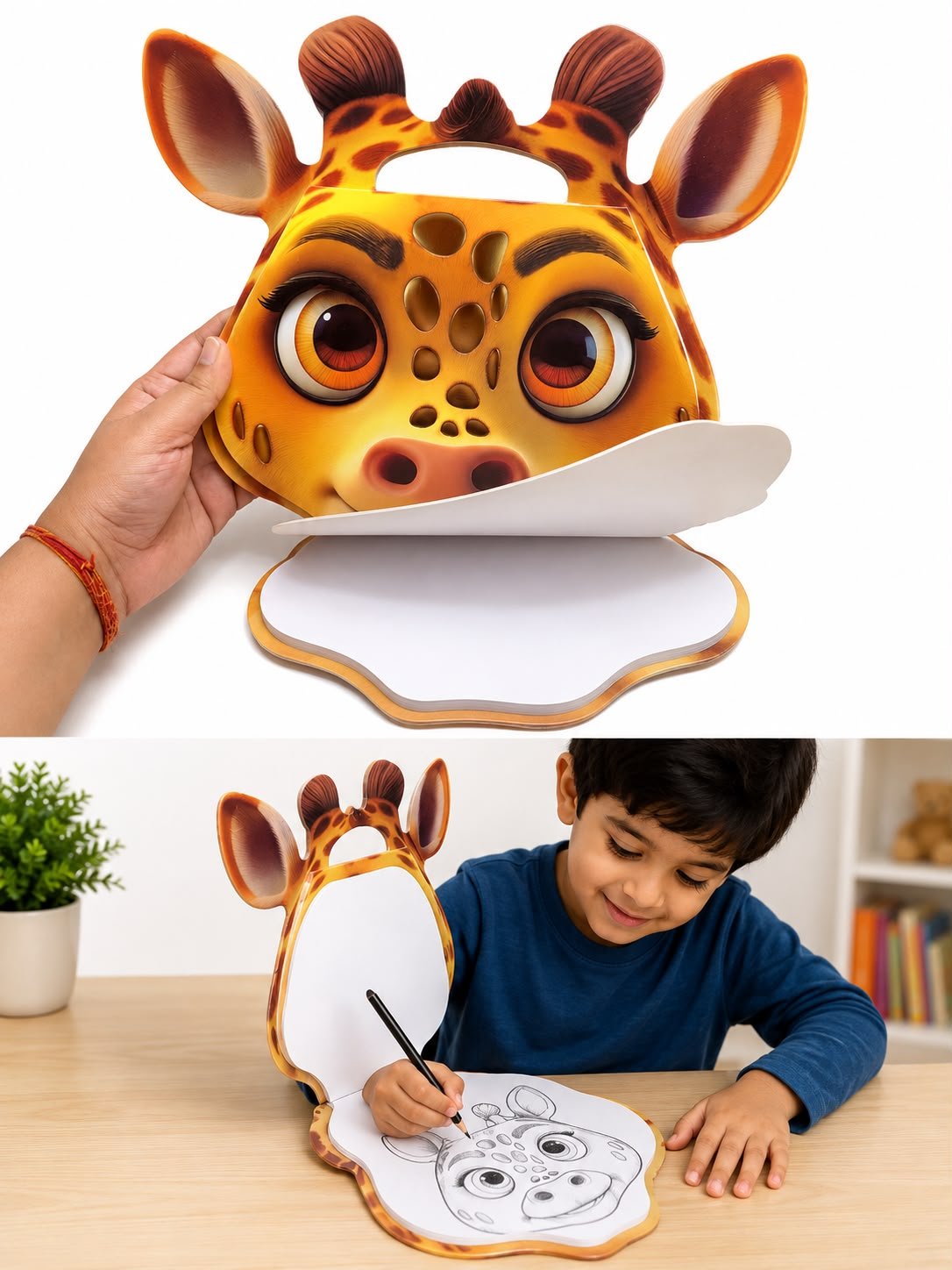 Kids 3D Animal Face Drawing Book – Cute Cartoon Sketch & Activity Book for Children - Image 7