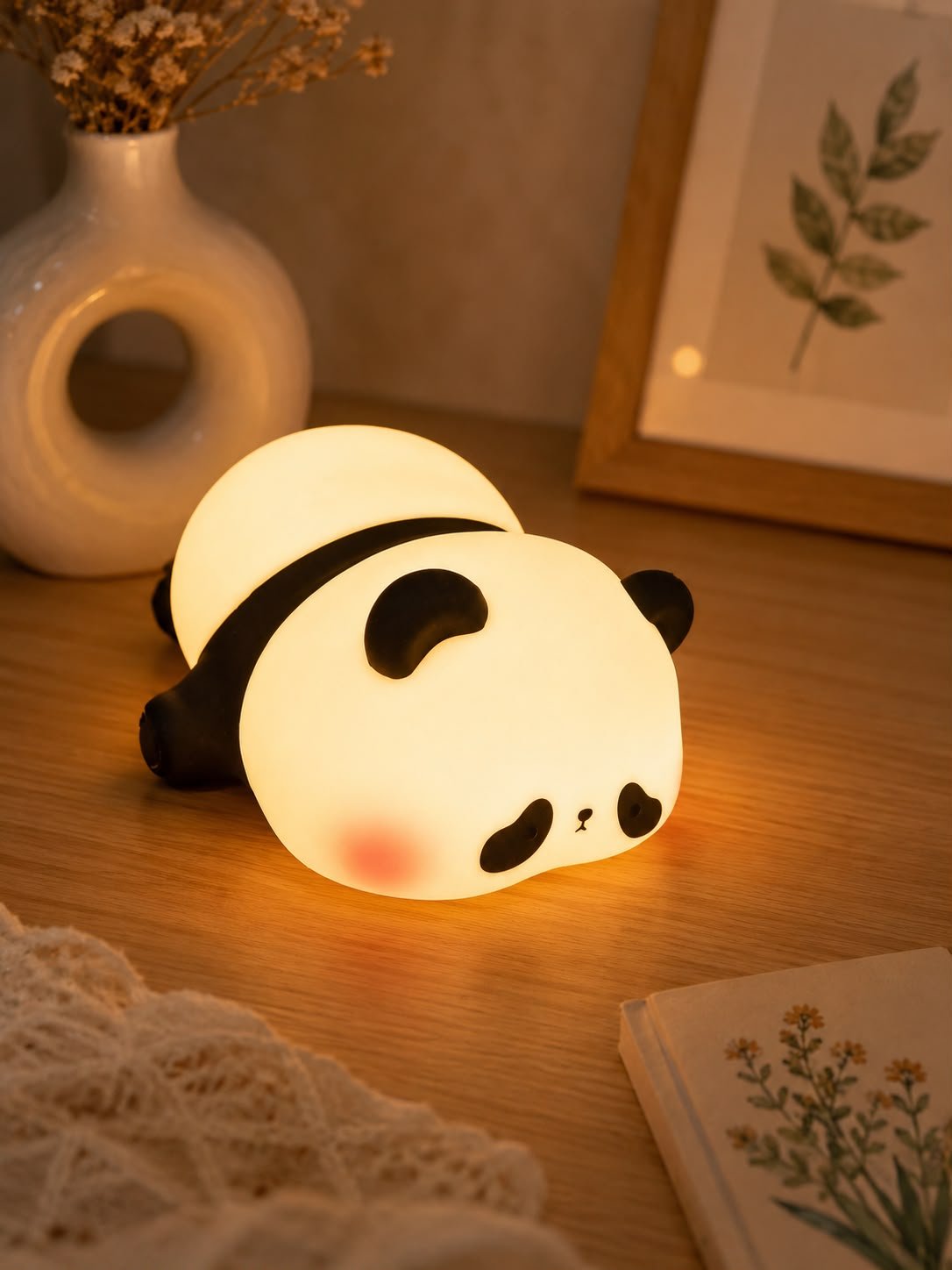 Cute Cartoon LED Light Lamp – Soft Silicone Animal Bedside Lamp & Decorative Table Light - Image 7