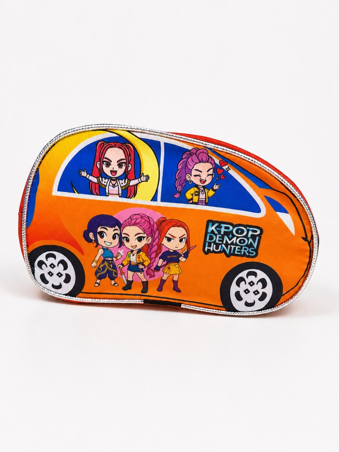 Kids K-Pop Demon Hunters Car-Shaped Bag for Girls & Boys – Zipper Closure - Image 10