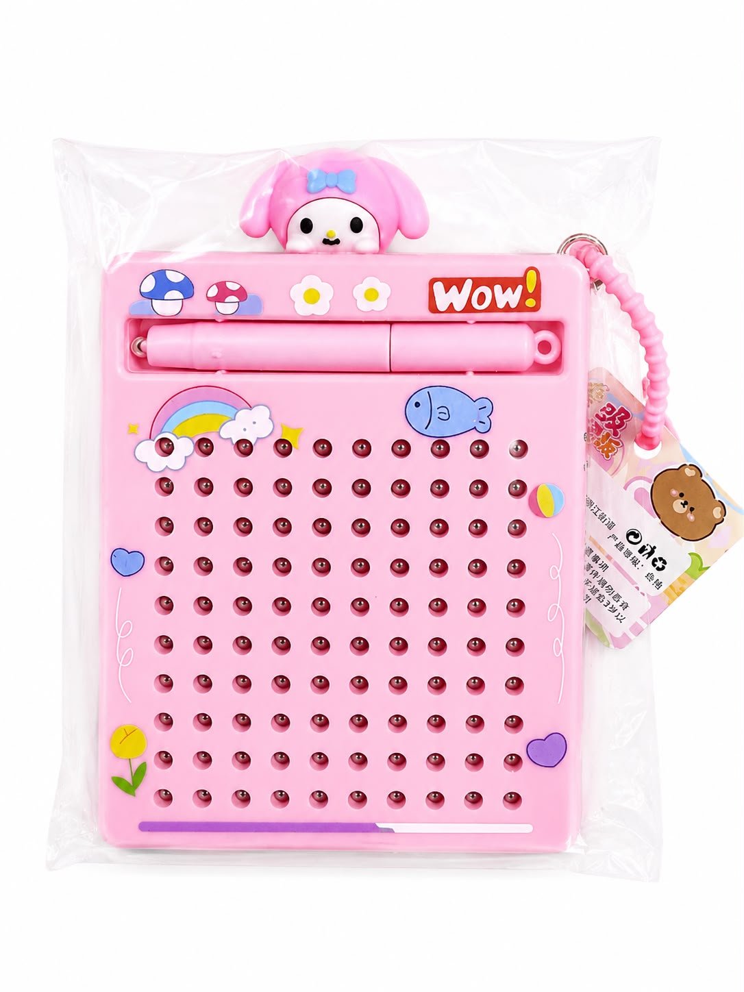 Kids Magnetic Dot Drawing Board with Stylus Pen, Reusable Doodle & Writing Board, Creative Drawing Toy for Children - Image 7