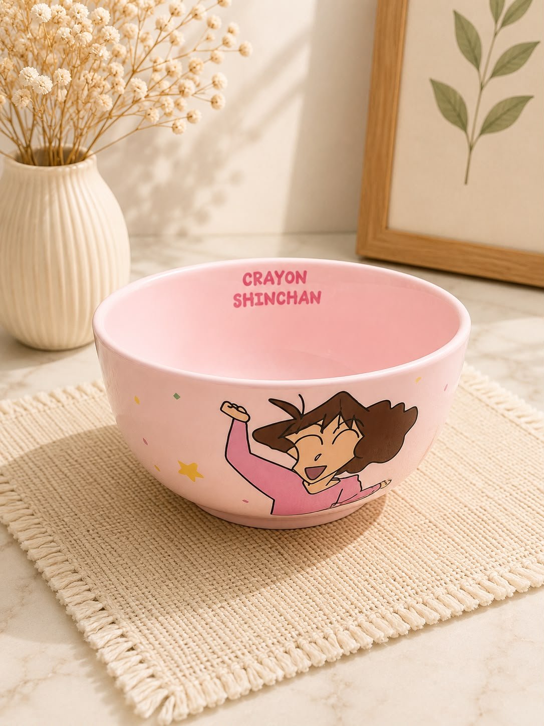 Shinchan Cartoon Printed Ceramic Bowl for Kids & Family – Colorful Serving & Eating Bowls - Image 3