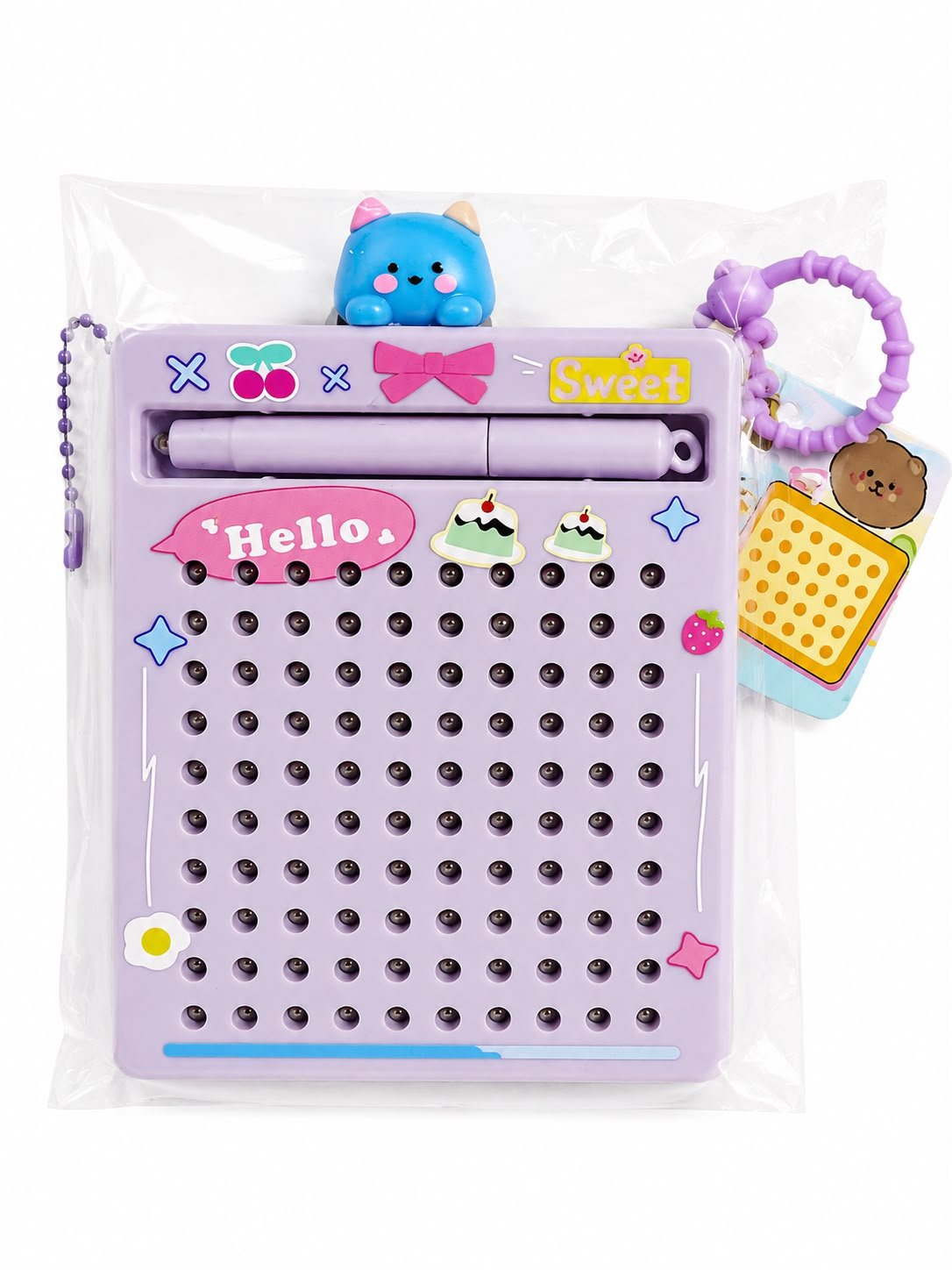 Kids Magnetic Dot Drawing Board with Stylus Pen, Reusable Doodle & Writing Board, Creative Drawing Toy for Children - Image 8
