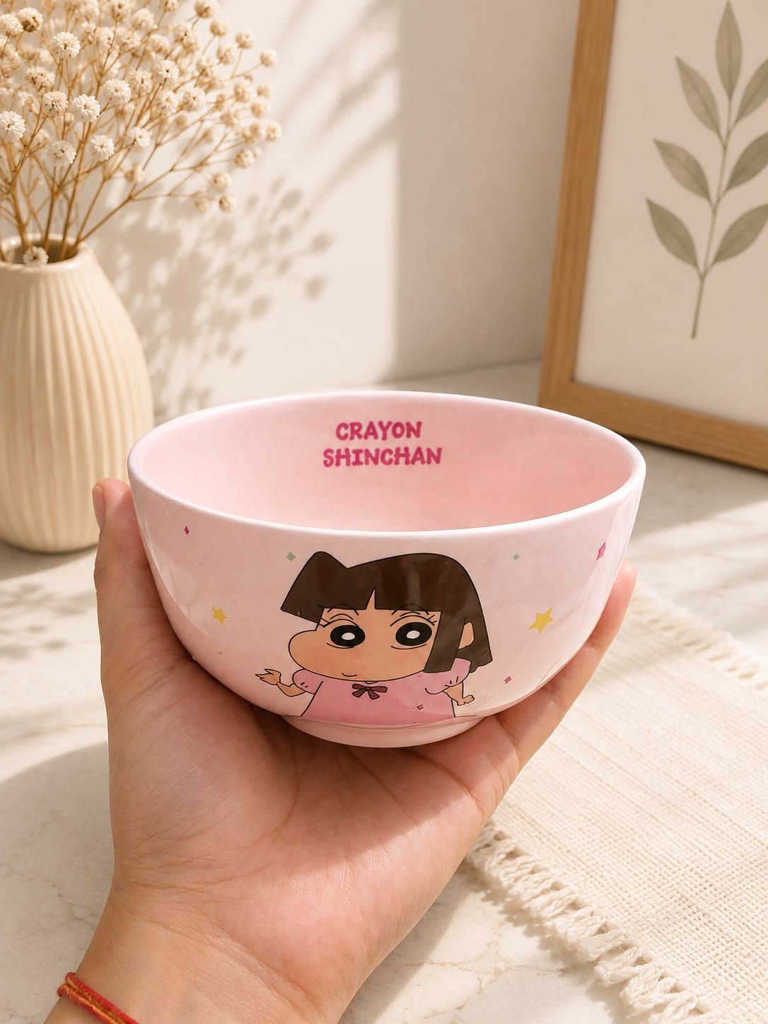 Shinchan Cartoon Printed Ceramic Bowl for Kids & Family – Colorful Serving & Eating Bowls - Image 4