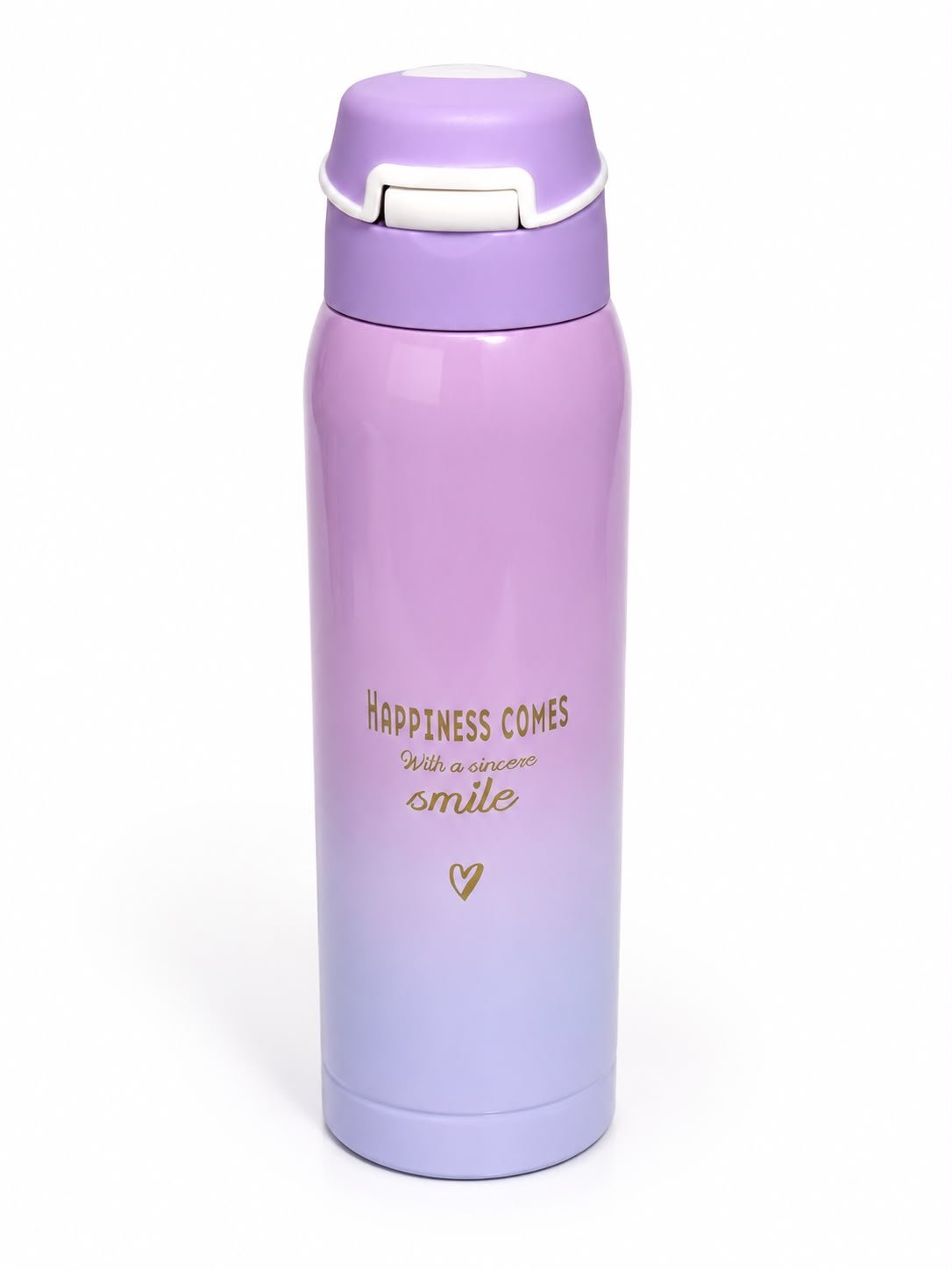 Stainless Steel Sipper Insulated Water Bottle with Leakproof Flip-Top Lid, Double Wall Flask,500 Ml - Image 2