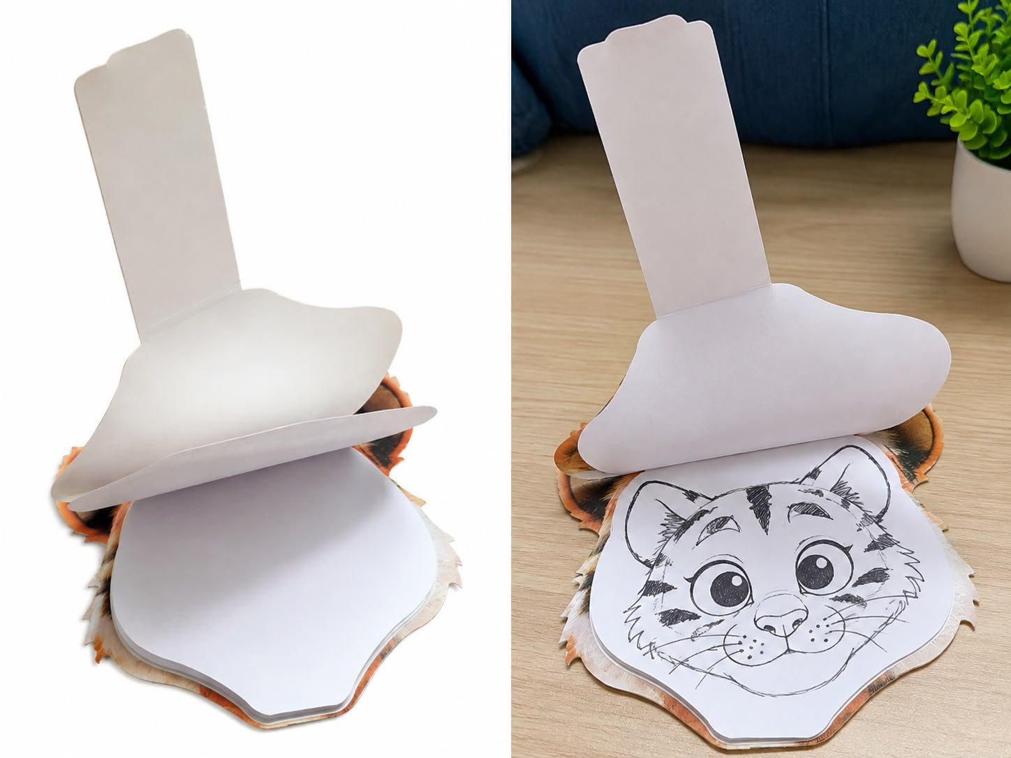 Kids 3D Animal Face Drawing Book – Cute Cartoon Sketch & Activity Book for Children - Image 3