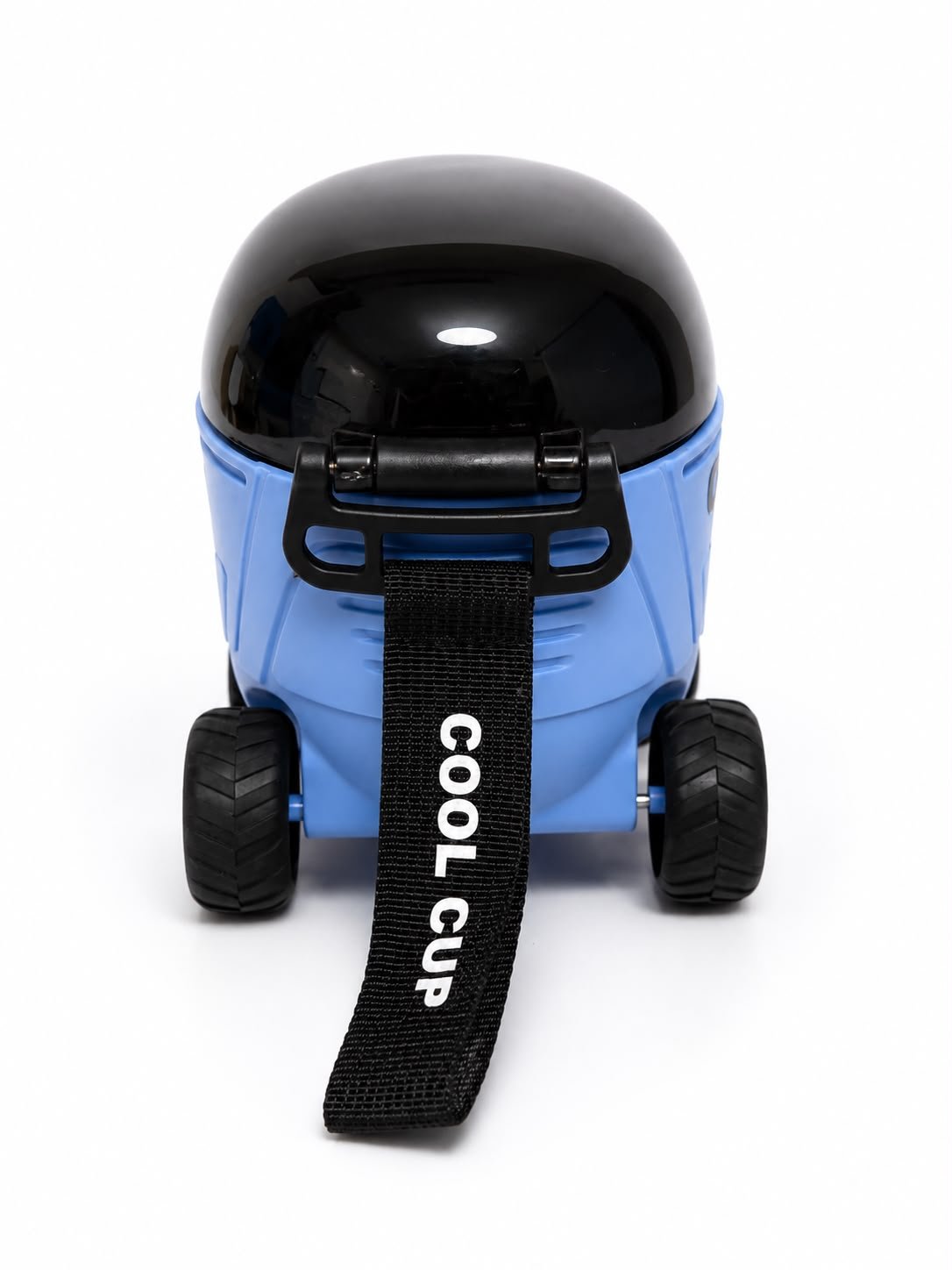 Kids Toy Truck design Sipper Water Bottle with Wheels, Leakproof Flip Straw Lid & Carry Strap for School, Travel & Outdoor Use - Image 3