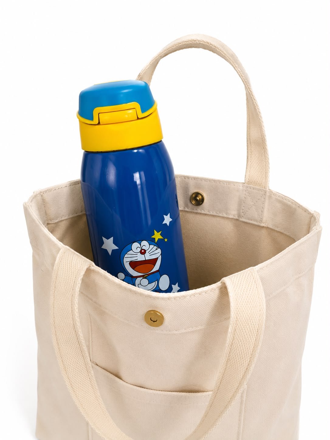 Kids Stainless Steel Sipper Insulated Water Bottle with One-Touch Flip Lock Lid - Image 3